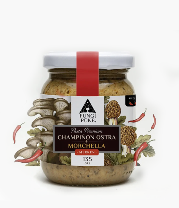 Fungi Püke Pasta de Champiñon Ostra-Morchella Merkén