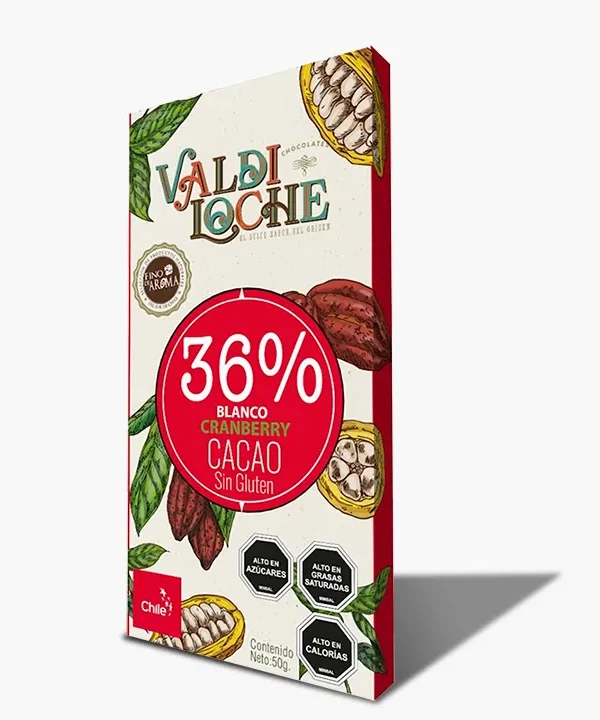 ValdiLoche - Barra Blanco Cranberry 36% Cacaco